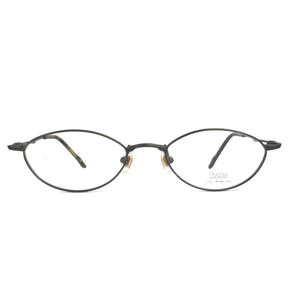 Vintage BADA Petite Eyeglasses Frames GRACE BG455 5 BLK Black Wire Rim 48-18-128